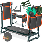 KESSER® 2in1 Kniebank - Tuinkruk - Kniesteun - Antraciet